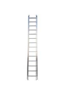 Buy Singapore Extension Aluminum Ladder - Lightweight Ladder for Home, Office & Outdoor Use | 14+14 Steps Folding Ladder with Anti-Slip Design | Heavy-Duty Multi-Use Ladder | 8.5 Meter in UAE