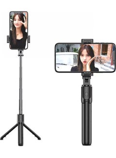 Buy S03 Selfie Stick Tripod, Extendable Bt Selfie Stick With 0.1s Snapshot, Detachable Wireless Remote Control 245 Rotation Head + 360 Rotation Holder For in UAE