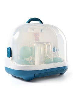 اشتري Portable Feeding Bottle Storage Box Baby Tableware Storage Drain Dustproof Storage Box في الامارات