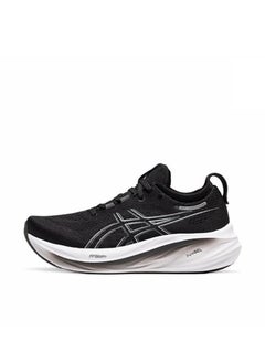 Buy Men and Women Gel-Nimbus 26 Outdoor Running Sneakers Black/White in UAE