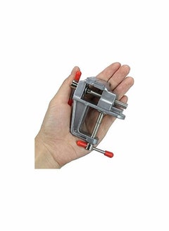 Buy DIY Table Vice Miniature Vise, Aluminum Alloy Small Clamp Hobby Jewelry Work 30MM in UAE