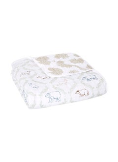 Buy Essentials Cotton Muslin Blanket - Folk Forest in UAE