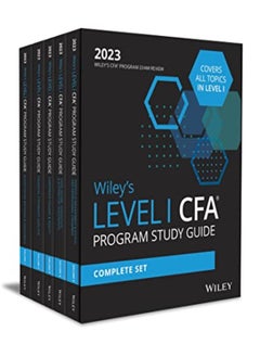 Buy Wileys Level I Cfa Program Study Guide 2023 Complete Set in UAE