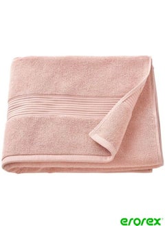 Buy Bath towel light pink 70x140 cm in Saudi Arabia