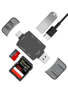 اشتري SD Card Reader, USB C Memory Card Reader - Universal USB Card Reader for  iPhone15/IPad/MacBook/Laptop/PC/Computer/Galaxy/Android Devices/USB-C Devices/USB Devices في الامارات