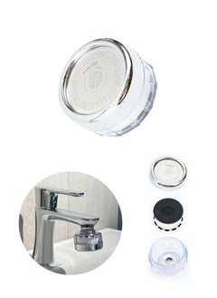 اشتري Premium Faucet Water Filter Kit for Home Drinking with Triple Filtration, Water Purifier Filter for Kitchen Sink Bathroom Tap Washbasin, Water Filter Tap Sink Filter Rust Filter Remove Rust Chlorine في الامارات