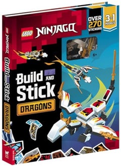 Buy Lego Ninjago Build And Stick Dragons by Buster Books Hardcover in UAE