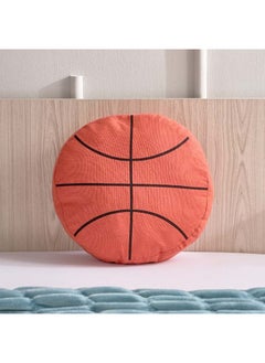 Buy Arcade Printed Round Basketball Shaped Filled Cushion 35 x 35 cm in Saudi Arabia