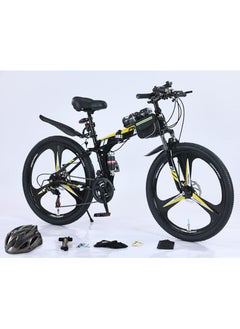 اشتري Pro Yard Fixable Steel Bicycle Aluminum Hybrid Sports Bike Yellow Color في السعودية