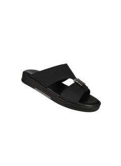 اشتري Barjeel Uno Mens Elegant Sandals MSA-104 Black في الامارات