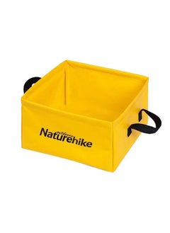 اشتري H030 Foldable Square Bucket Yellow في الامارات