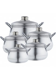 Buy Al Saif Aluminum Pots Set 10 Pieces in Saudi Arabia