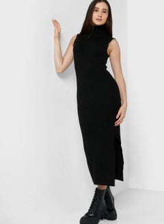Buy Sleeveless Funnel Maxi Dress in Saudi Arabia
