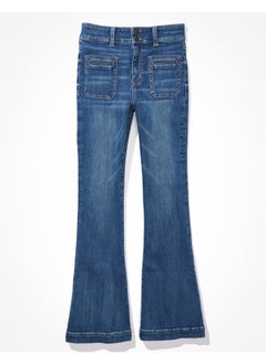 اشتري AE Ne(x)t Level Super High-Waisted Flare Jean في الامارات