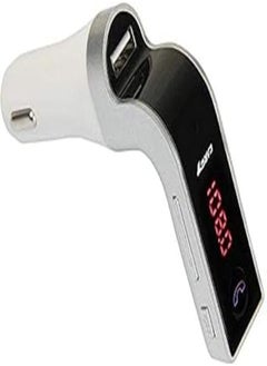 اشتري G7 Bluetooth Car Kit Handsfree FM Transmitter Radio Mp3 Player USB Charger & AUX في مصر