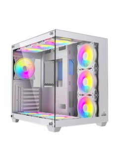 Buy Nova Series Gaming PC - Intel Core i5-13600K 3.5GHZ Processor | RTX 4060 8GB GPU | 32GB DDR5 RAM | NV.2 1TB NVMe SSD | 750W PSU | 240mm Liquid Cooler | RGB 7 Fan Case | Windows 11 Pro | Desktop Computer Tower (White) in UAE