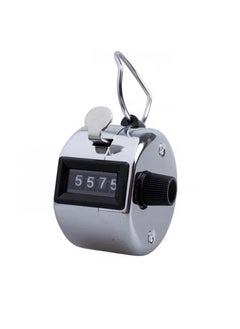 اشتري Tally Counter Professional Grade Stainless Steel Clicker Counter 4-Digit Handheld Counter Clicker, Lap Counter, Pitch Counter Clicker في الامارات