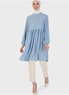 Buy Tiered Balloon Sleeve Tunic in UAE