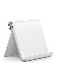 Buy Phone Desk Holder Stand Foldable White in Saudi Arabia