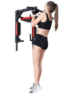 Buy Multifunction Wall Mounted Bar For Pull Up, Chin Up and Dip Station Power Set Training Equipment Fitness and Strenght For Home & Gym Workout in UAE