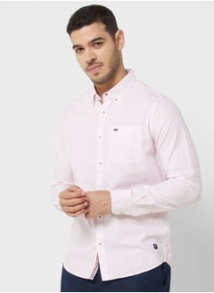 Buy Men White Relaxed Striped Imported Casual Sustainable Shirt in Saudi Arabia