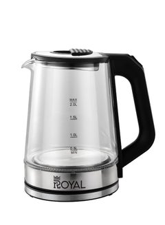 Buy Electric Kettle 2.0 Liter RA-EK2053 | Power: 220-240V 50/60HZ | Watts: 1500W with BS Plug | Material: Glass Body | Double Controller Sensor | Automatically Shut Off | Overheat Protection Function in Saudi Arabia
