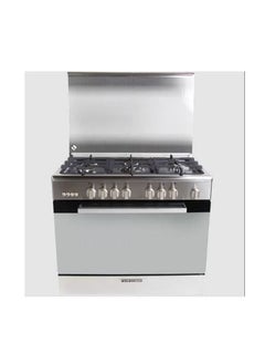 Buy UnicaCooker90*60Cm5BurnersFullSafetyStainlessUN9612RIFSGHolders-Cast in Egypt