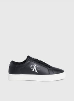 Buy Women's Leather Trainers -  bio-based blend leather upper , Black in Saudi Arabia