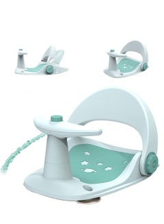 Buy Baby Bath Seat Infants Bathtub Seats, Sit up Shower's Chair for Babies 6 Months & Up, Non-Slip Soft Mat, Secure Suction Cups in UAE