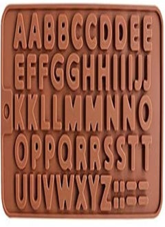 اشتري English Alphabet Silicone Chocolate Mold - Baking Decor Cookies Cake Mould Tools في مصر