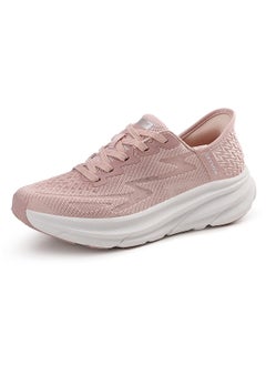 Buy SKY VIEW Supportive Men And Women Hands Free Slip-ins Running Shoes Unisex Cushioned Breathable Athletic Fashion Sneakers Non Slip Walking Tennis Shoes Pink in UAE