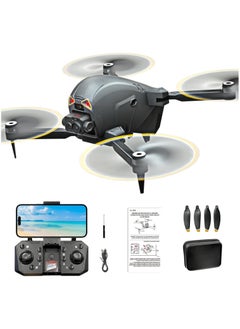 Buy S177 FPV Foldable Drone with 1080P HD Camera for Adults Under 249g, Brushless Motor Drone, One Battery, 90° Adjustable Lens, One Key Take Off/Landing, Gift Toys Drones for Kids Adults Beginners in Saudi Arabia