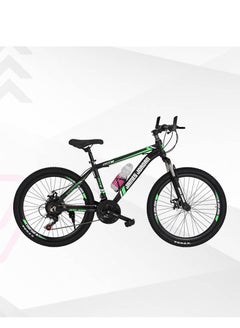 Buy Eco Ride Green Mountain Bike | Outdoor Adventure Off Road MTB Bike | 24 Inch JDN1091 | Riding Beyond Boundaries in UAE