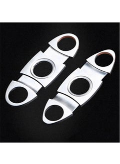 Buy 2PC Multifunctional Stainless Steel Pocket Cutter Silver 0.05kg in Saudi Arabia