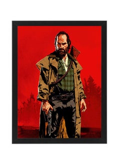 اشتري bill williamson Dead Redemption 2 Wall Art Poster Frame في مصر