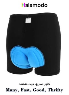 Buy 3D Gel Padded High-Waisted  Bicycle Shorts with Inner Padding and Anti-Slip Leg Grips 7inch in Saudi Arabia