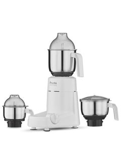 اشتري Preethi Chef Pro, MG-128, 750 Watt, 3 Jars, 5 year motor warranty, 2 years product guarantee, Life Long free service (White) في الامارات