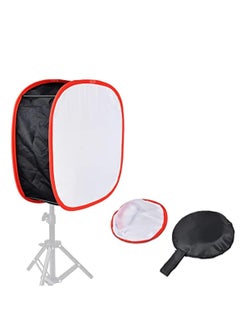 Buy Riqiorod Collapsible Softbox Diffuser for LED Panel Video Light for Neewer 660 480 , Yongnuo YN300III YN600 Foldable Portable Light Diffuser with Carrying Bag, Shoto Video Shooting, Red in UAE