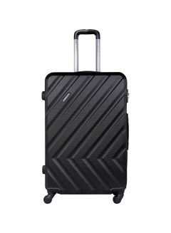Buy Pablo Cabin size ABS Hardside Spinner Luggage Trolley 20 Inch Black in UAE