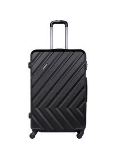 Buy Pablo Cabin size ABS Hardside Spinner Luggage Trolley 20 Inch Black in UAE