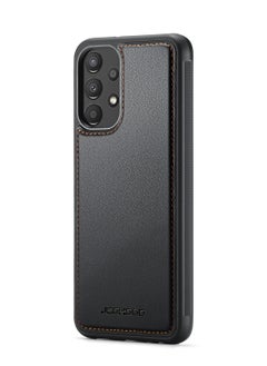 Buy CaseMe Phone Case Compatible with Samsung Galaxy A13 4G Luxury PU Leather Back Cover Cover Compatible with Samsung Galaxy A13 4G -Black in Egypt