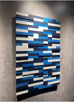 اشتري Rectangular Mosaic Wooden Wall Art By Woodeometry في مصر