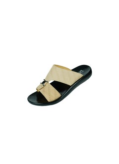 اشتري 008-3549 Barjeel Mens Arabic Sandals 63071 Beige في الامارات