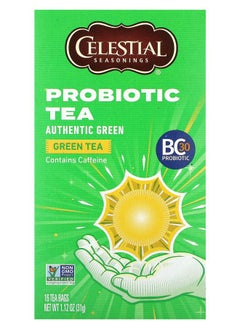 اشتري Probiotic Green Tea Authentic Green 16 Tea Bags 1.12 oz (31 g) في الامارات