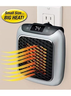 Buy Electric Heater Portable Heater Plug In Wall Heating 800w Mini Fan Heater Space Heater Quiet For School Office in UAE