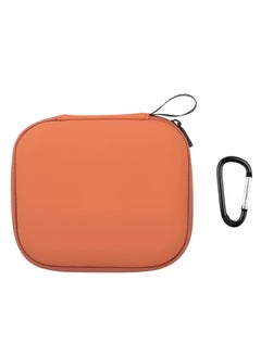 Buy Travel Carrying Case for DJI Neo Hard Mini Storage Case Carry Bag Neo Drone Body Case Waterproof PU Leather EVA Protective Cover Shell Portable Organizer with Carabiner Accessories (Orange) in UAE