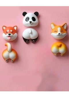 Buy 6 Pcs Fridge Refrigerator Magnets Set, Painting Decorative Kawaii Cartoon Animals Magnetic  Magnets, Home Kitchen Office Decoration Accessories Travel Souvenirs Prize in Saudi Arabia