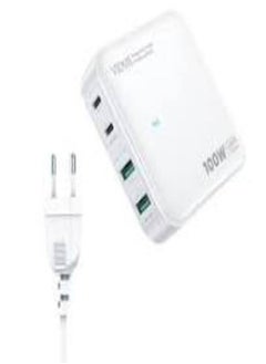 Buy Vidvie 4 in 1 Multifunctional Travel Charger Adapter Portable GaN White Type C 10W Fast Charging for Laptop in Egypt