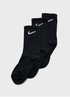 Buy 3 Pack Everyday Crew Socks in UAE