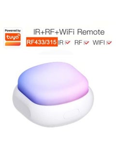 Buy Tuya Smart Infrared IR+RF Atmosphere Light IRF Remote Control Air Conditioning Switch Wifi Remote Controller Smart life APP in UAE